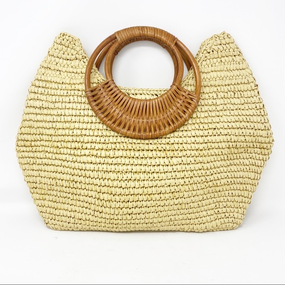 straw studios circle tote